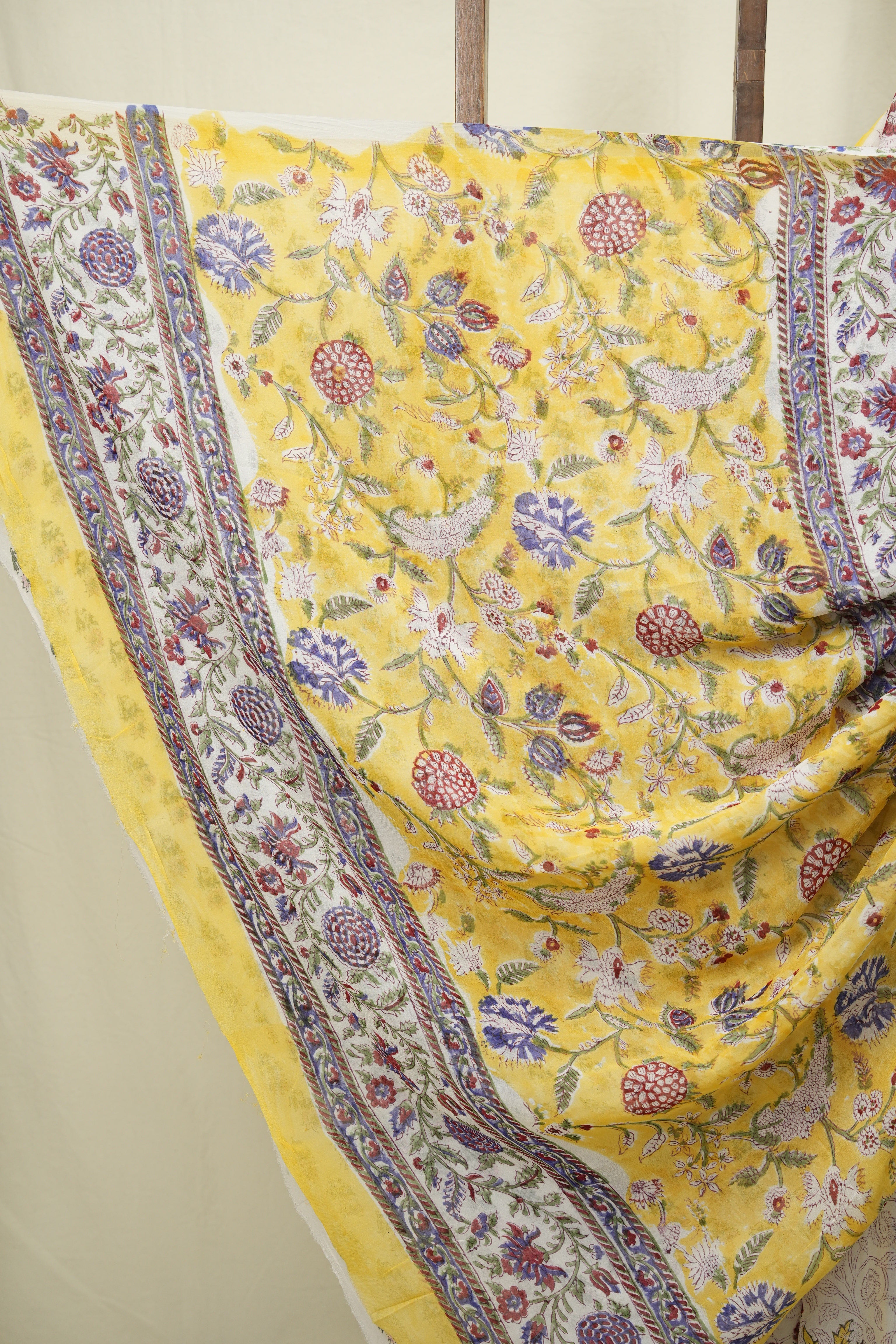 White HBP Chiffon Saree - SRWHCS65
