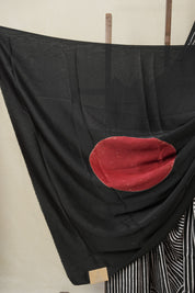 Black HBP Modal Silk Saree - SRBMSS607