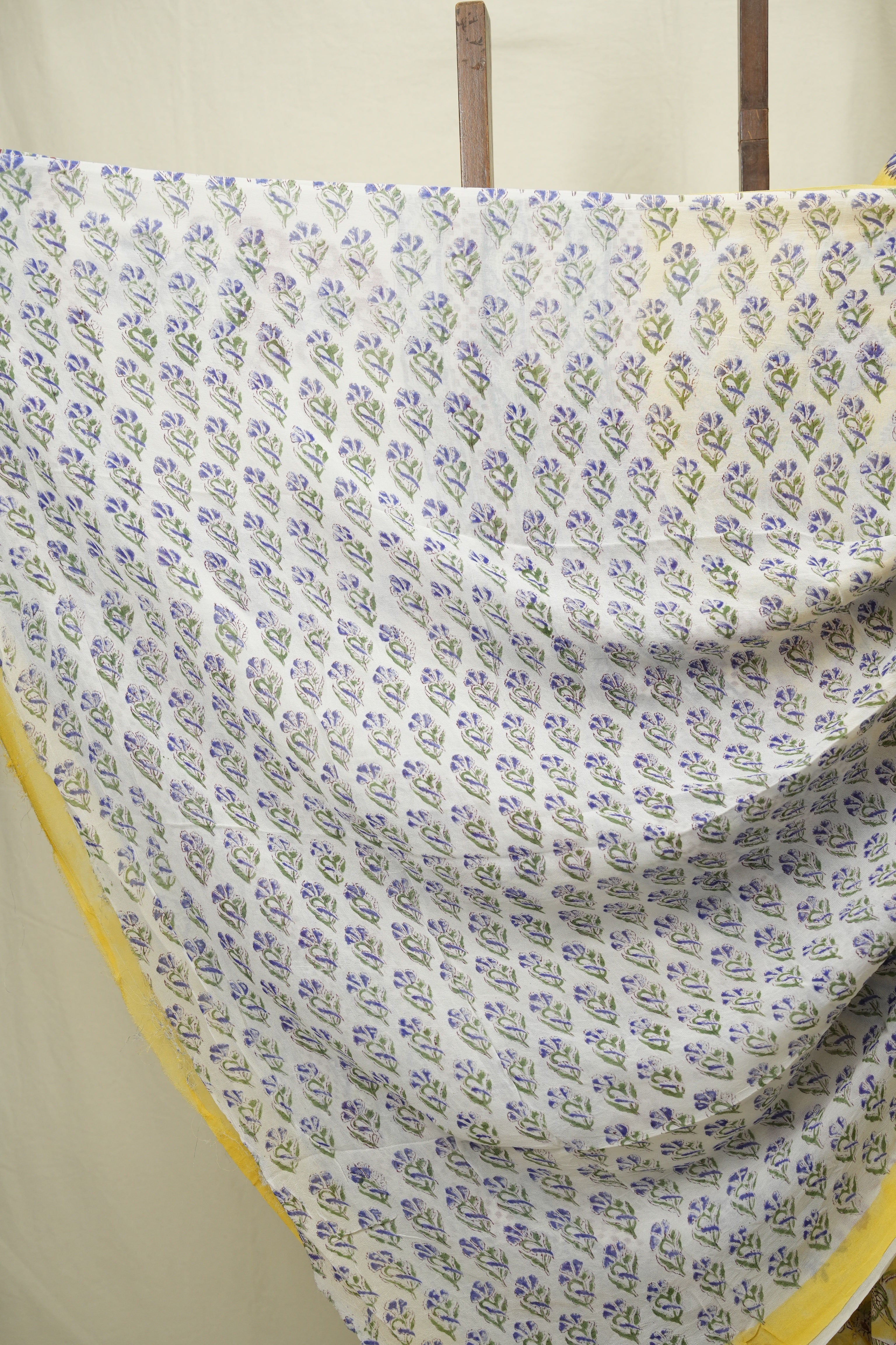 Yellow HBP Chiffon Saree - SRYHCS66