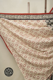 Black HBP Cotton Saree - SRBCS2977