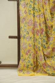 Yellow HBP Chiffon Saree - SRYHCS67