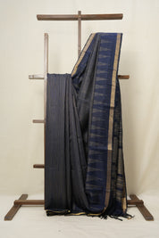 Blue Raw Silk Saree - SRBRSS787