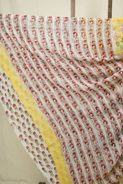 Yellow HBP Chiffon Saree - SRYHCS67