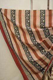 Cream HBP Cotton Saree - SRCCS2976