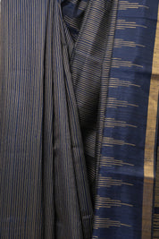 Blue Raw Silk Saree - SRBRSS787