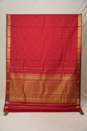 Red Kanjivaram Silk Saree - SRRKSS999