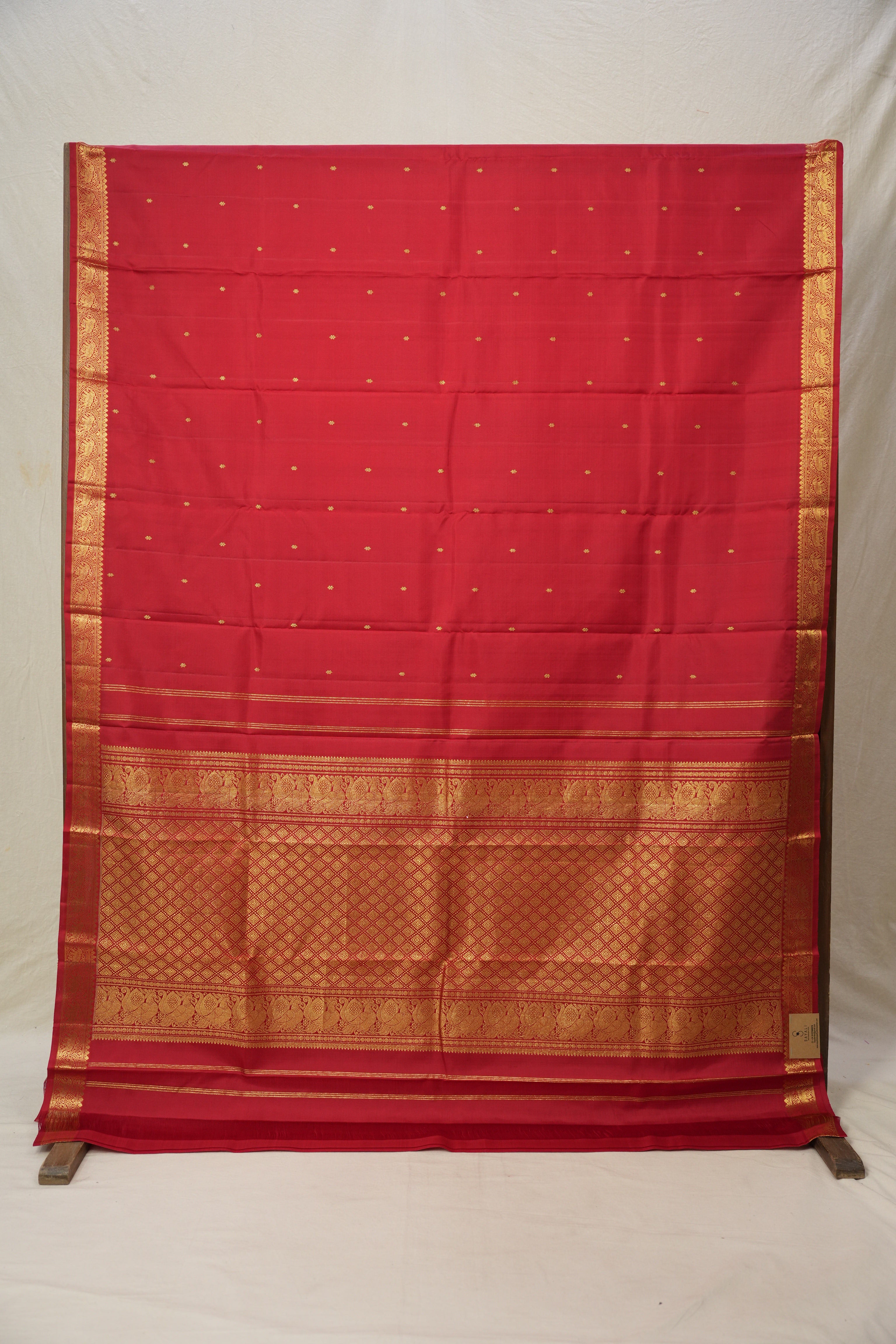 Red Kanjivaram Silk Saree - SRRKSS999