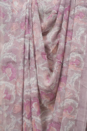Mauve HBP Chiffon Saree - SRMHCS68