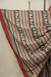 Black HBP Cotton Saree - SRBCS3013