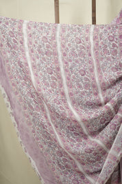 Mauve HBP Chiffon Saree - SRMHCS68