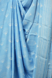 Sky Blue HBP Modal Silk Saree - SRSBMSS609