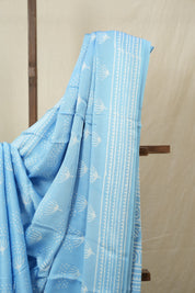 Sky Blue HBP Modal Silk Saree - SRSBMSS609