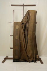 Metallic Gold Raw Silk Saree - SRMGRSS820