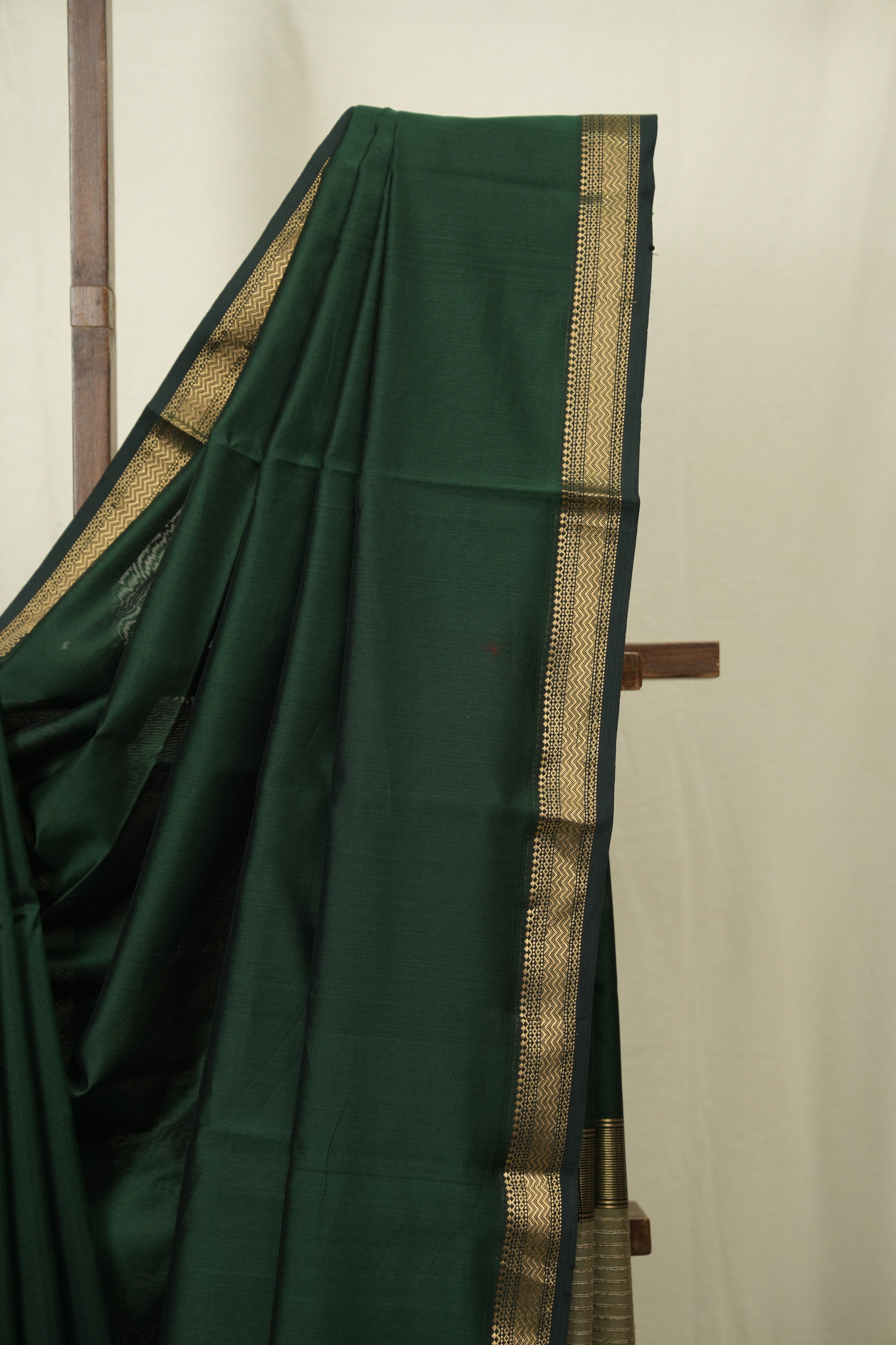 Green Maheshwari Saree - SRGMS1247