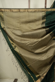 Green Maheshwari Saree - SRGMS1247