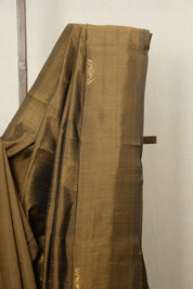 Metallic Gold Raw Silk Saree - SRMGRSS820