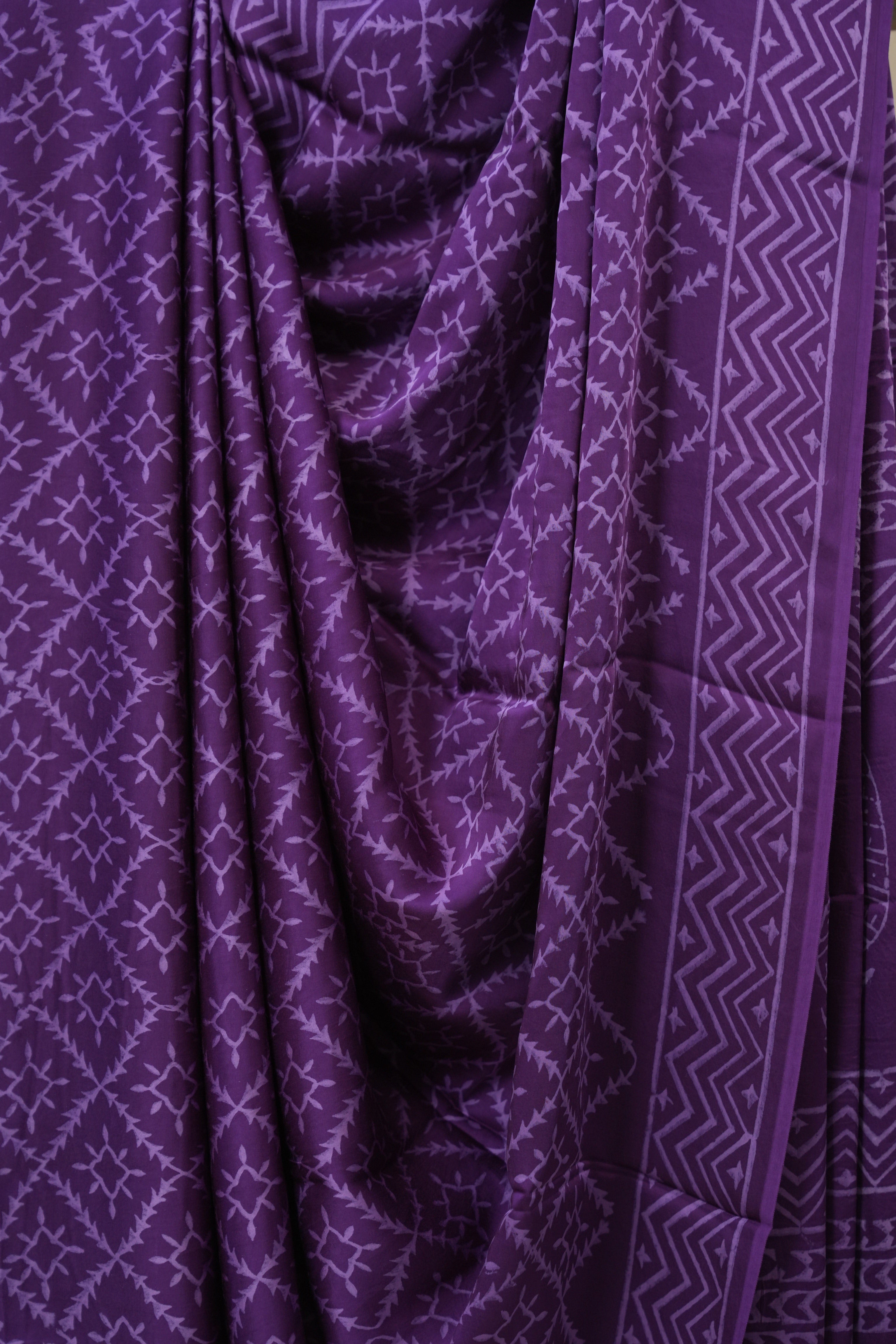 Purple HBP Modal Silk Saree - SRPMSS608