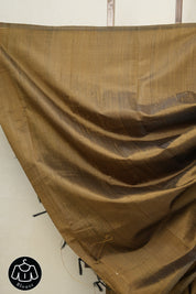 Metallic Gold Raw Silk Saree - SRMGRSS820