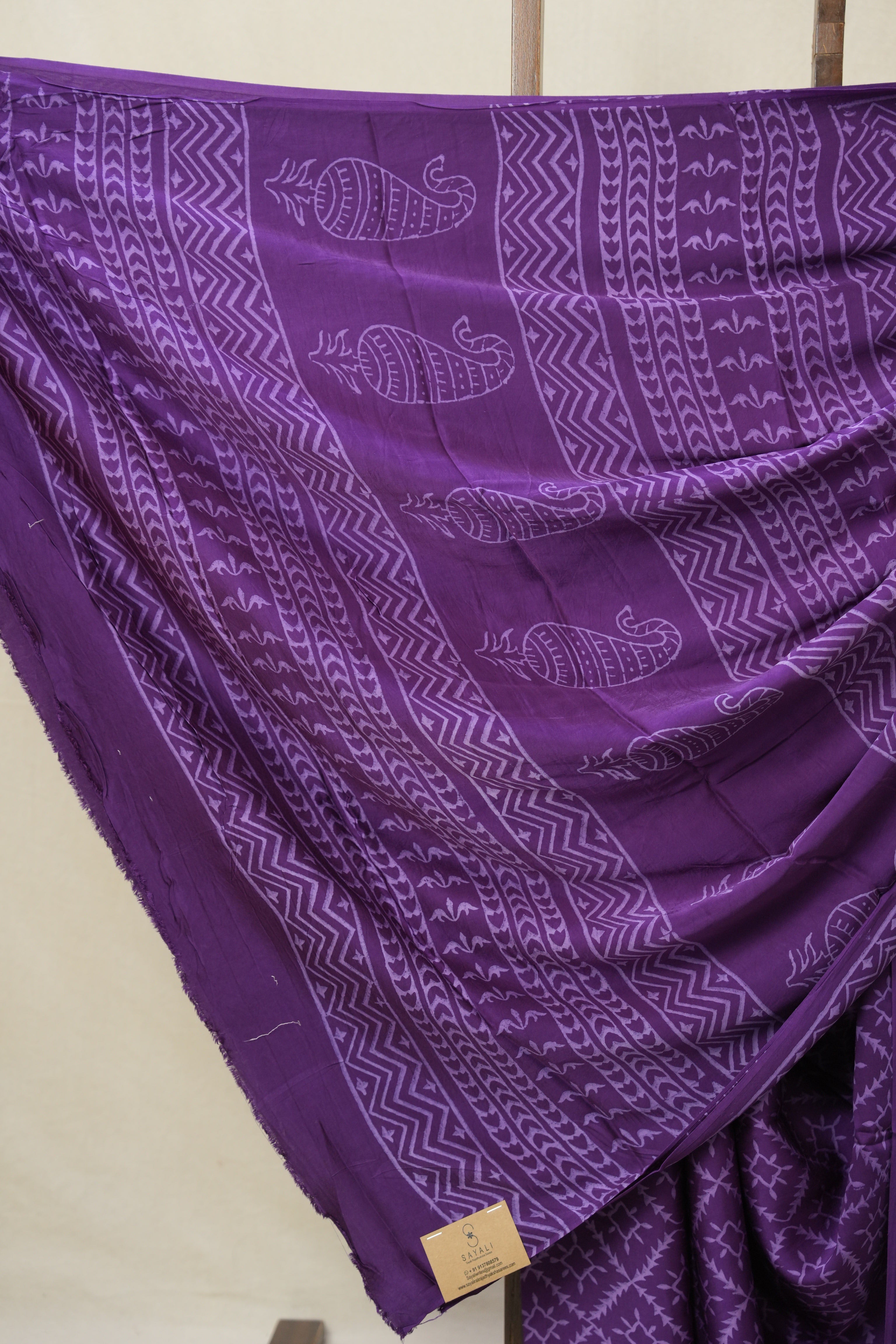 Purple HBP Modal Silk Saree - SRPMSS608