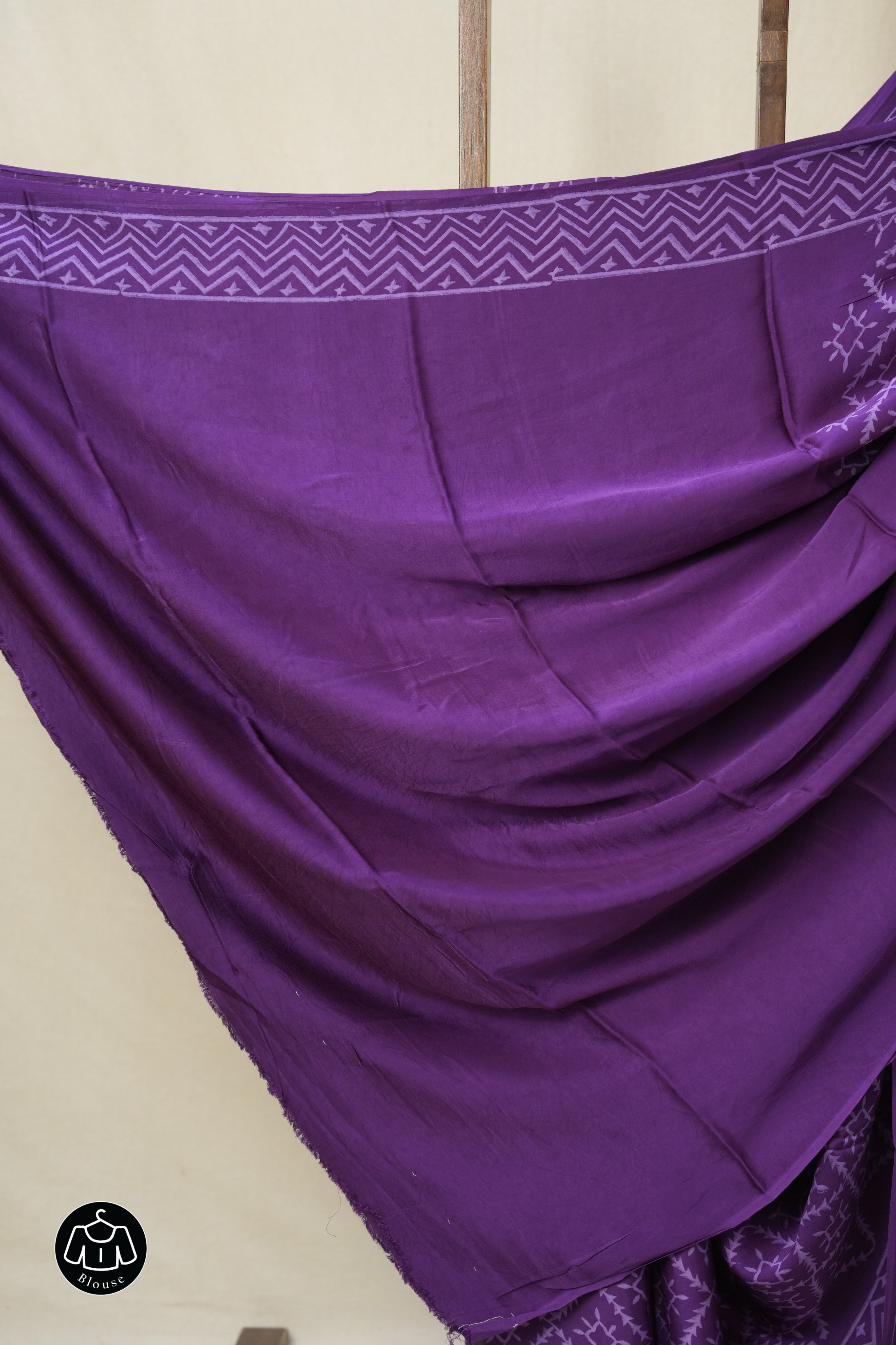 Purple HBP Modal Silk Saree - SRPMSS608