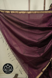Wine Maheshwari Saree - SRWMS1254