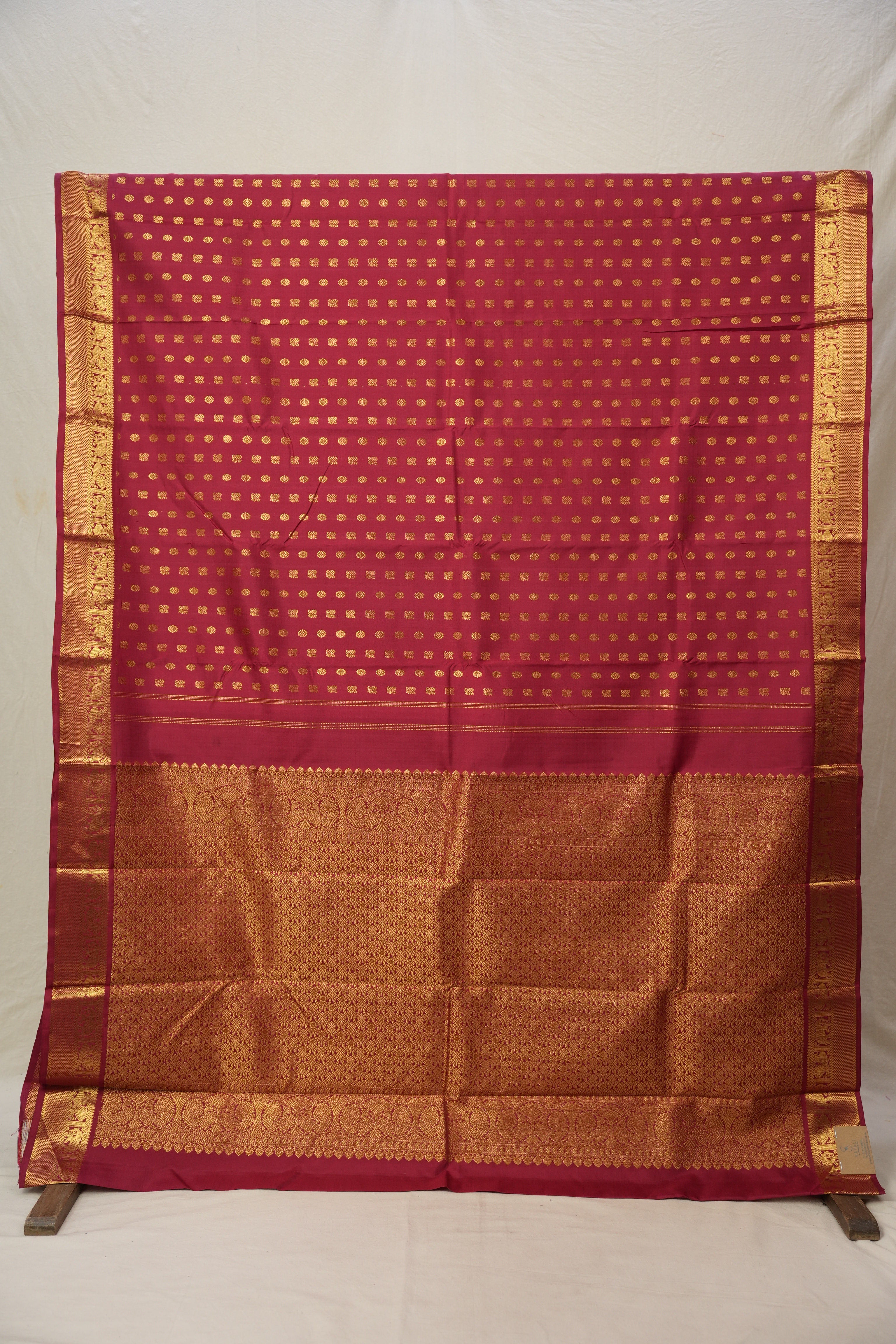 Maroon Kanjivaram Silk Saree - SRMKSS1045