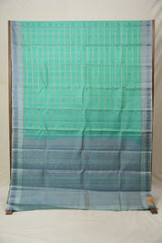 Turquoise Kanjivaram Silk Saree - SRTKSS979