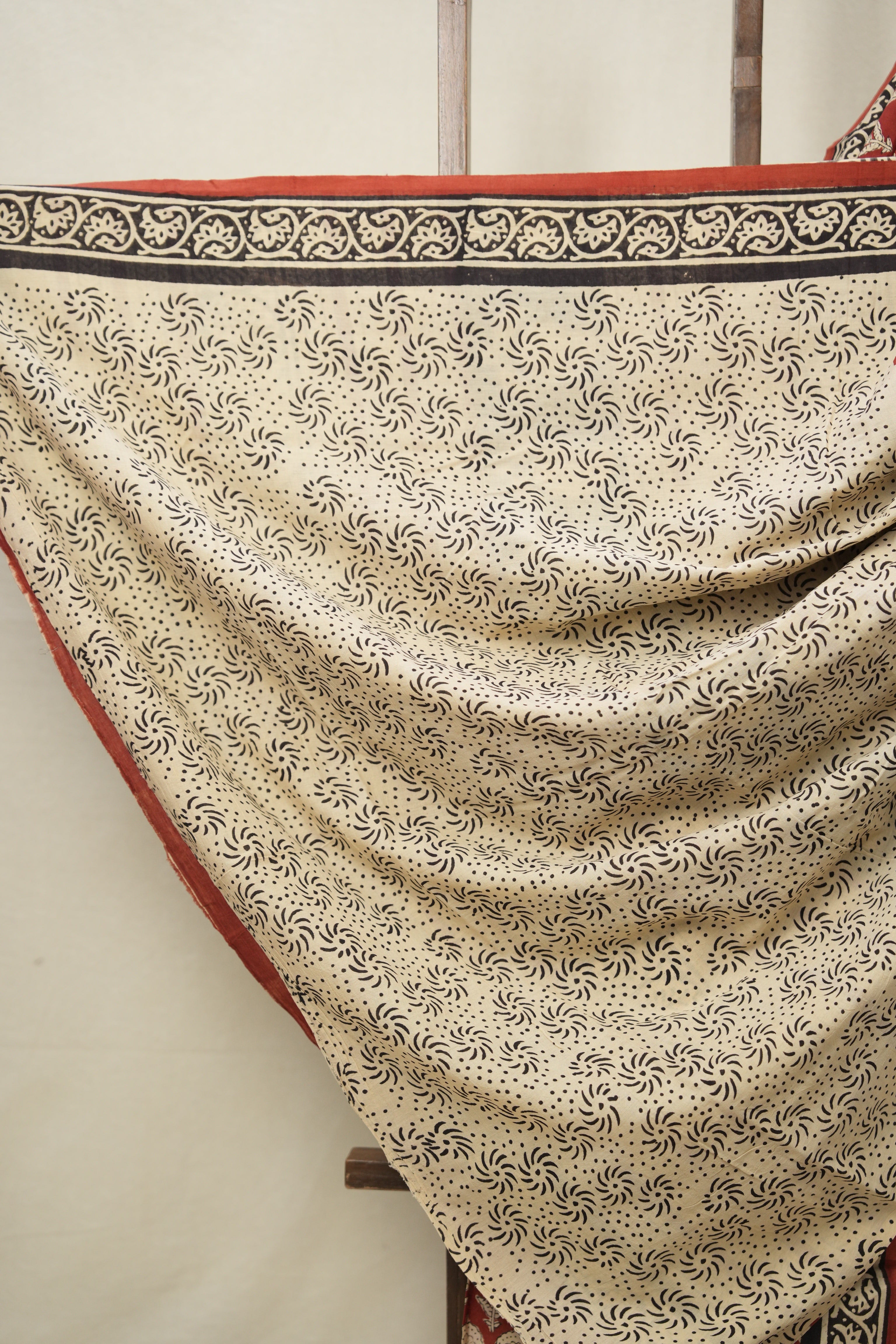 Maroon HBP Cotton Saree - SRMCS3009