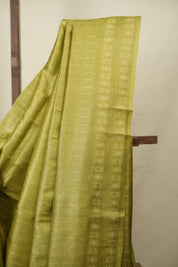 Mehendi Green Tussar Silk Saree - SRMGTSS1959