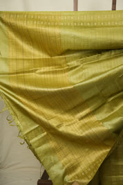Mehendi Green Tussar Silk Saree - SRMGTSS1959