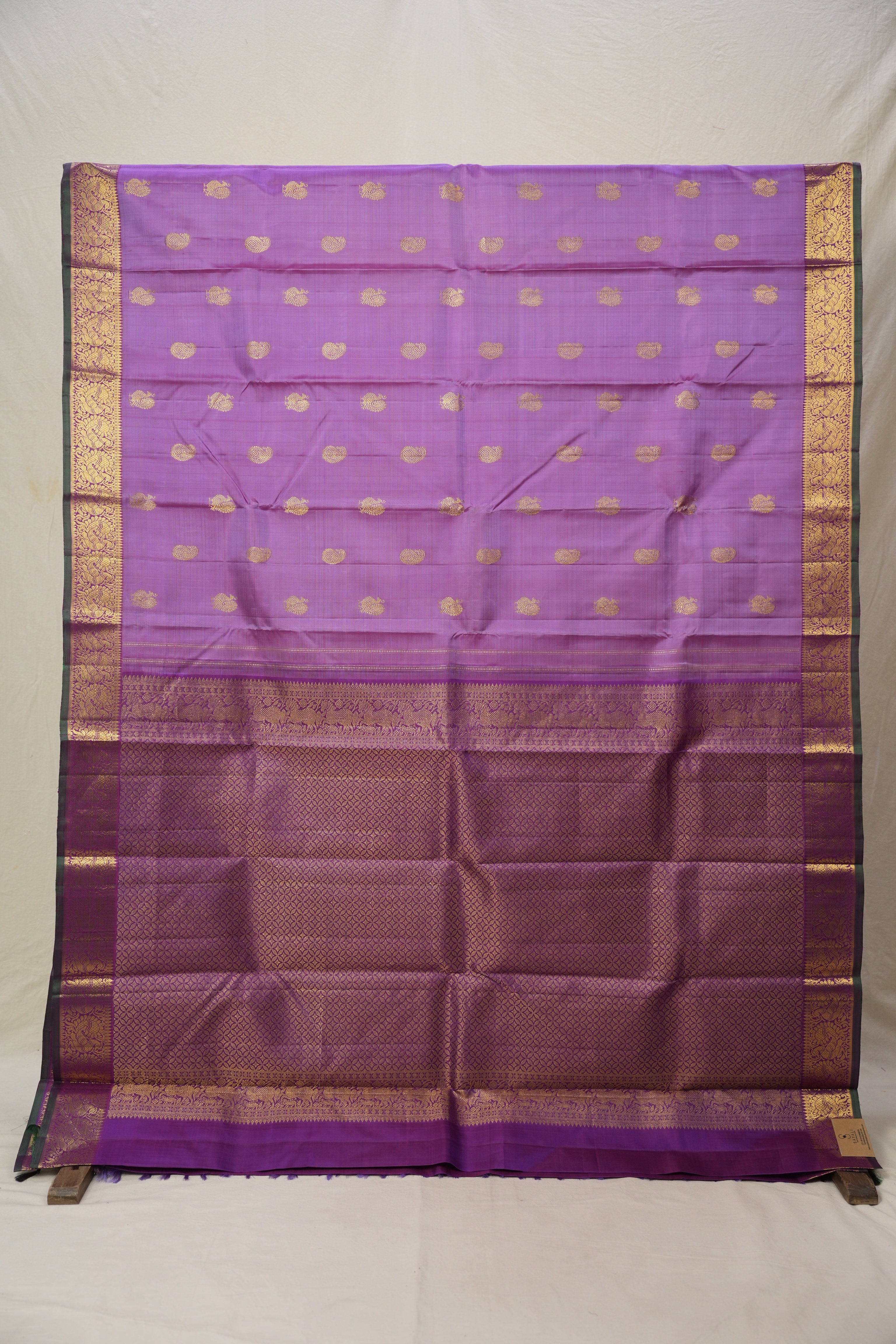 Lavender Kanjivaram Silk Saree - SRLKSS1007