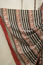 Maroon HBP Cotton Saree - SRMCS3011