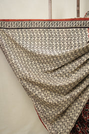 Maroon HBP Cotton Saree - SRMCS3011