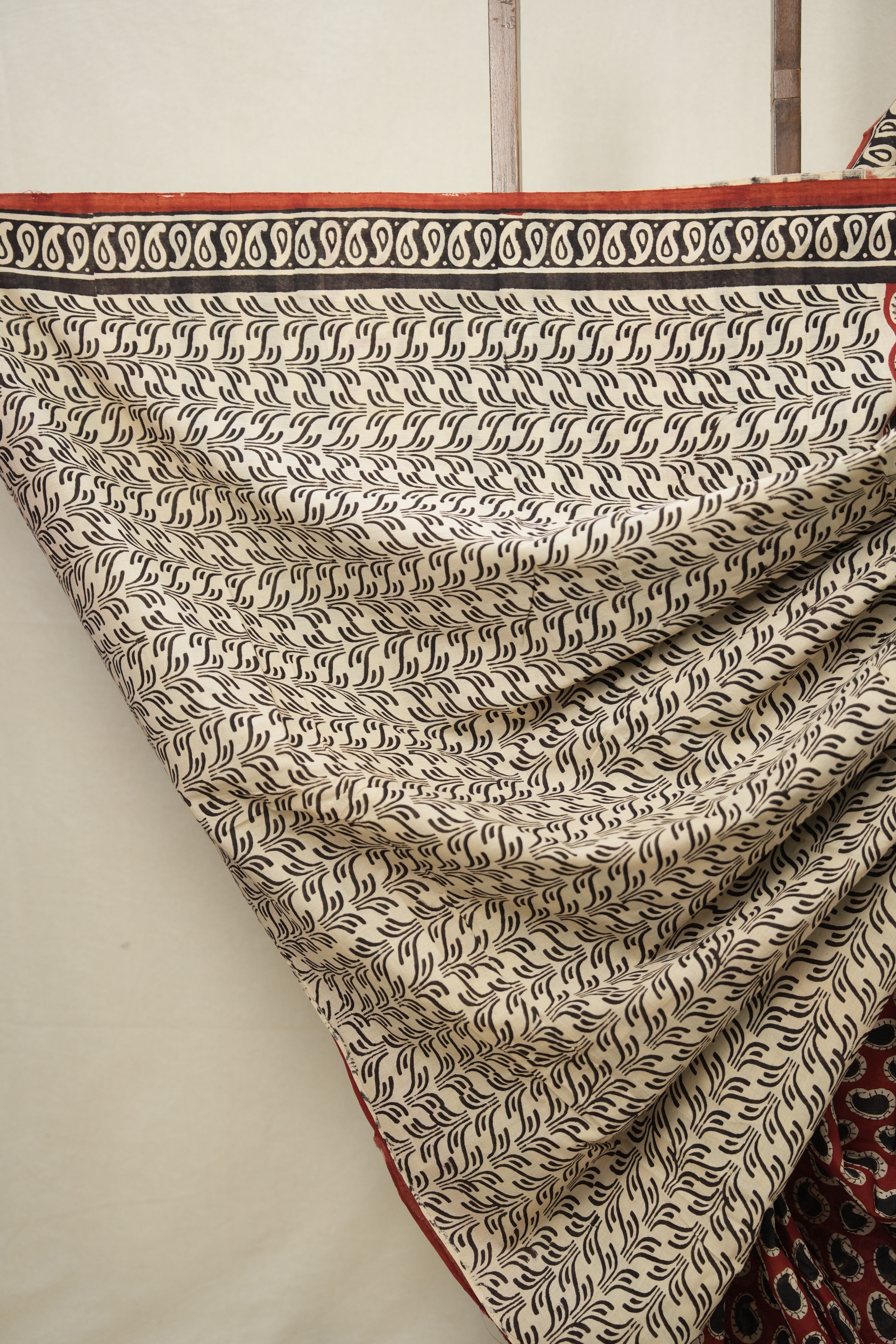 Maroon HBP Cotton Saree - SRMCS3011