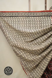 Maroon HBP Cotton Saree - SRMCS3011