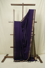 Purple Maheshwari Saree - SRPMS1252
