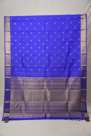 Blue Kanjivaram Silk Saree - SRBKSS1001