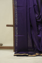 Purple Maheshwari Saree - SRPMS1252