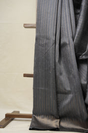 Grey Raw Silk Saree - SRGRSS905