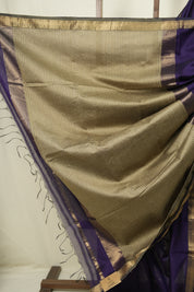 Purple Maheshwari Saree - SRPMS1252