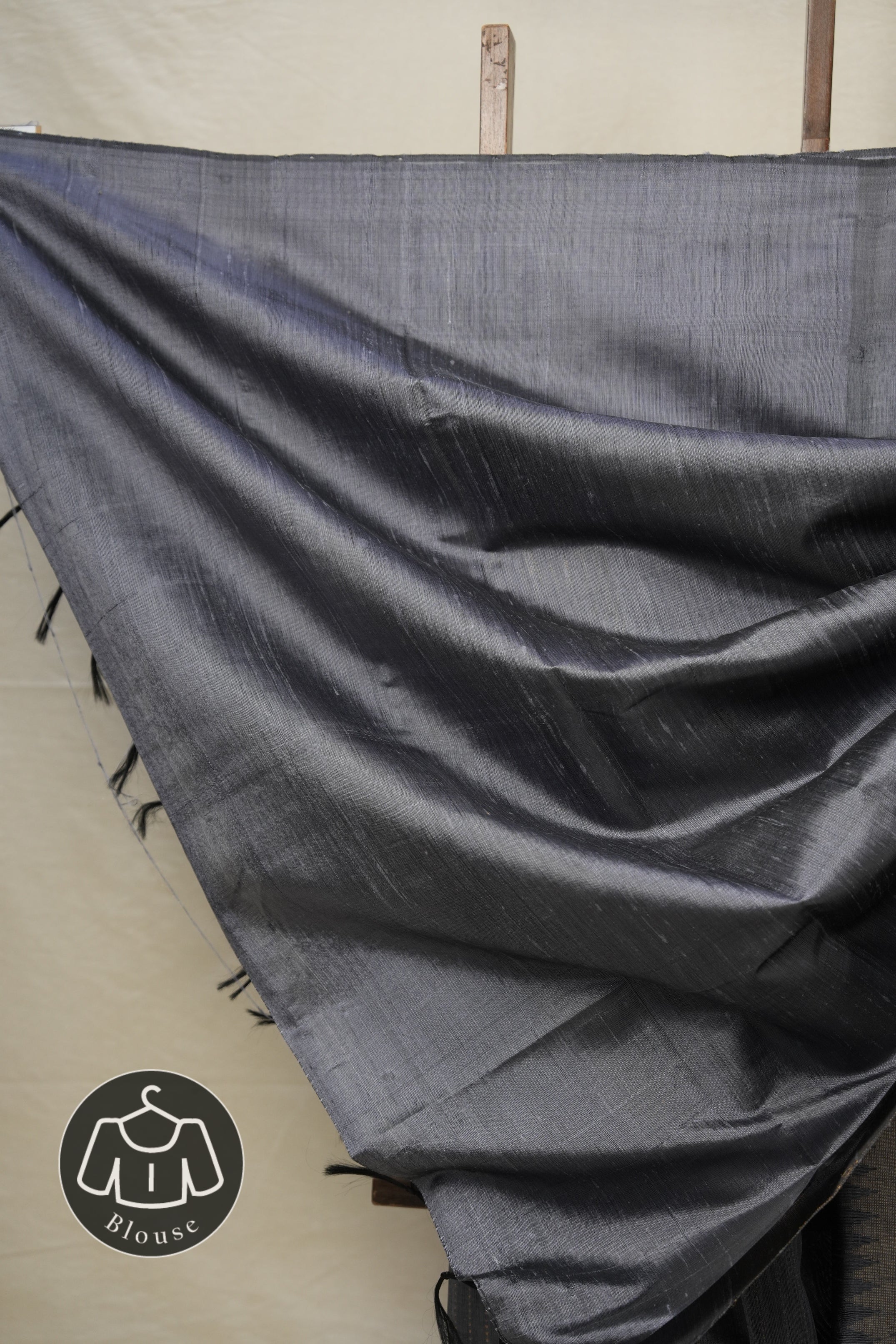 Grey Raw Silk Saree - SRGRSS905