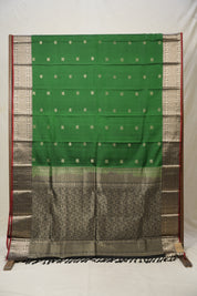 Green Kanjivaram Silk Saree - SRGKSS971