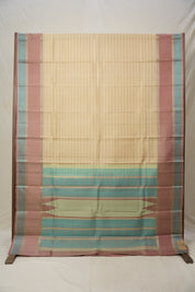 Beige Kanjivaram Silk Sarees-SRBKSS946