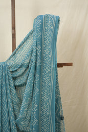 Powder Blue HBP Chiffon Saree - SRPBHCS31