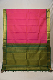Rani Pink Kanjivaram Silk Saree - SRRPKSS1046