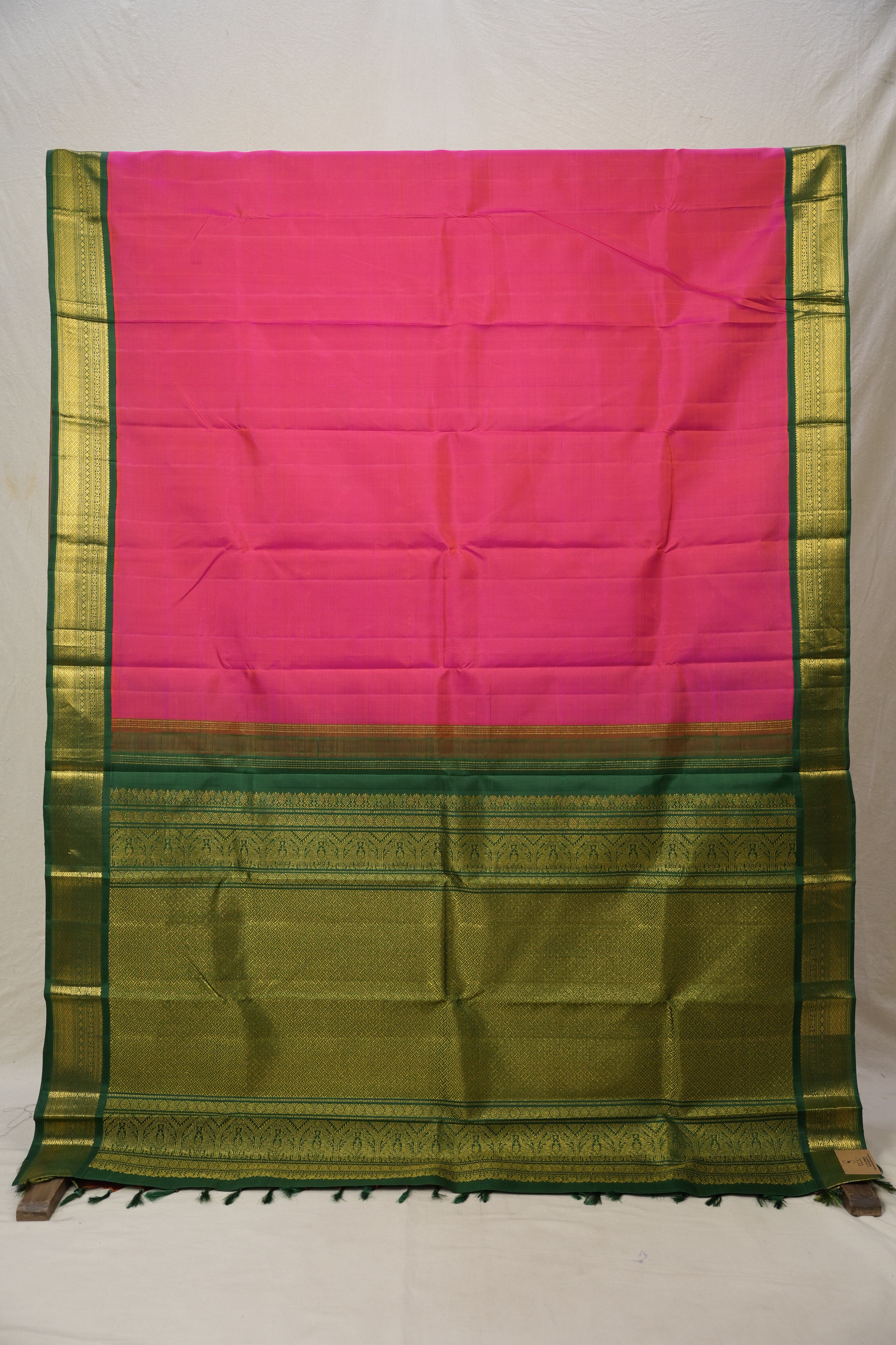 Rani Pink Kanjivaram Silk Saree - SRRPKSS1046