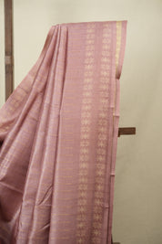 Mauve Tussar Silk Saree - SRMTSS1960