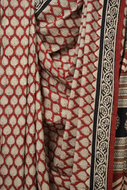 Maroon HBP Cotton Saree - SRMCS3026