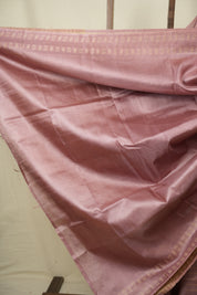 Mauve Tussar Silk Saree - SRMTSS1960