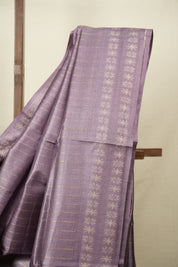 Purple Tussar Silk Saree - SRPTSS1964
